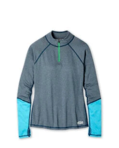 STIO Women's Basis Power Woolâ„¢ Zip Neck
