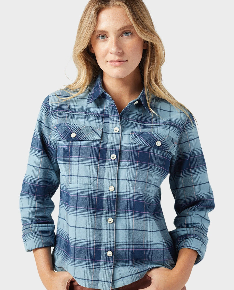 STIO Women's Bevel Flannel Shirt 5 STIO Women's Bevel Flannel Shirt - Image 5