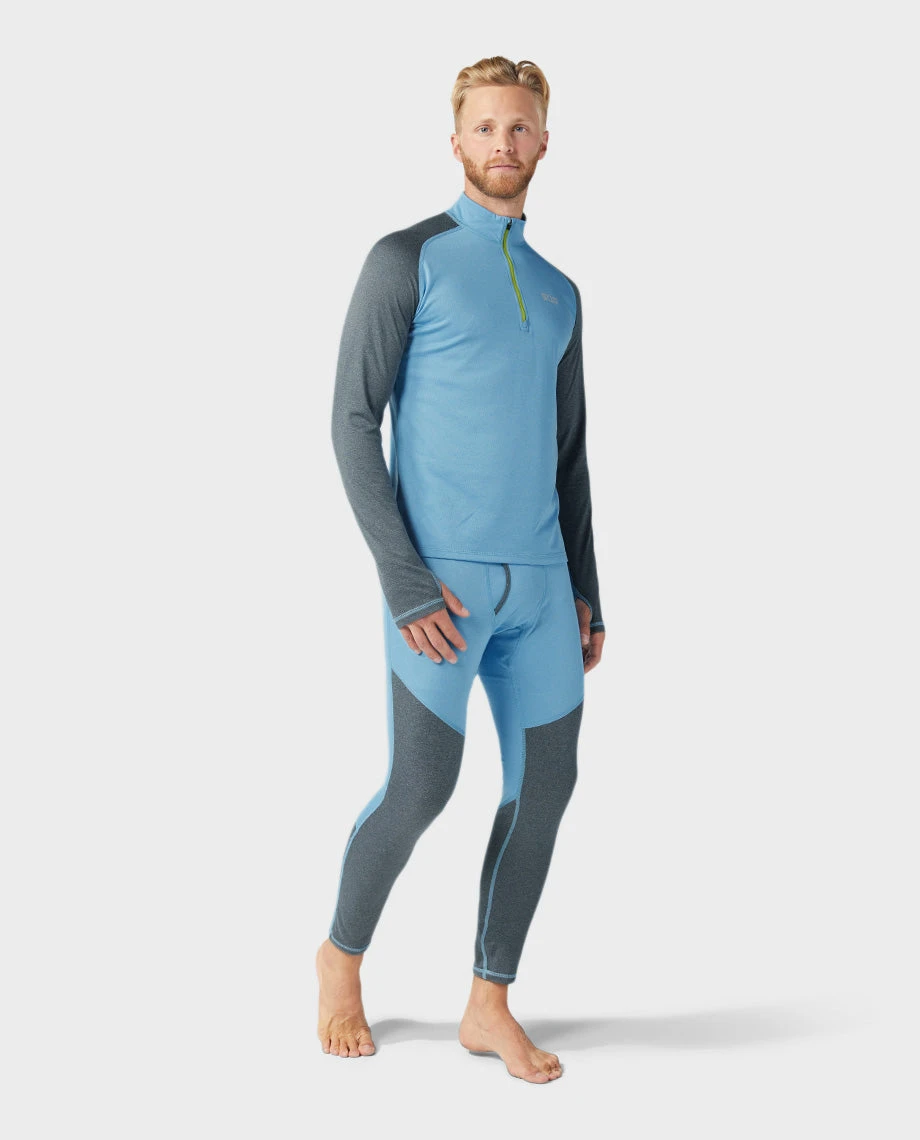 STIO Men's Basis Power Wool™ Zip Neck 3 STIO Men's Basis Power Wool™ Zip Neck - Image 3