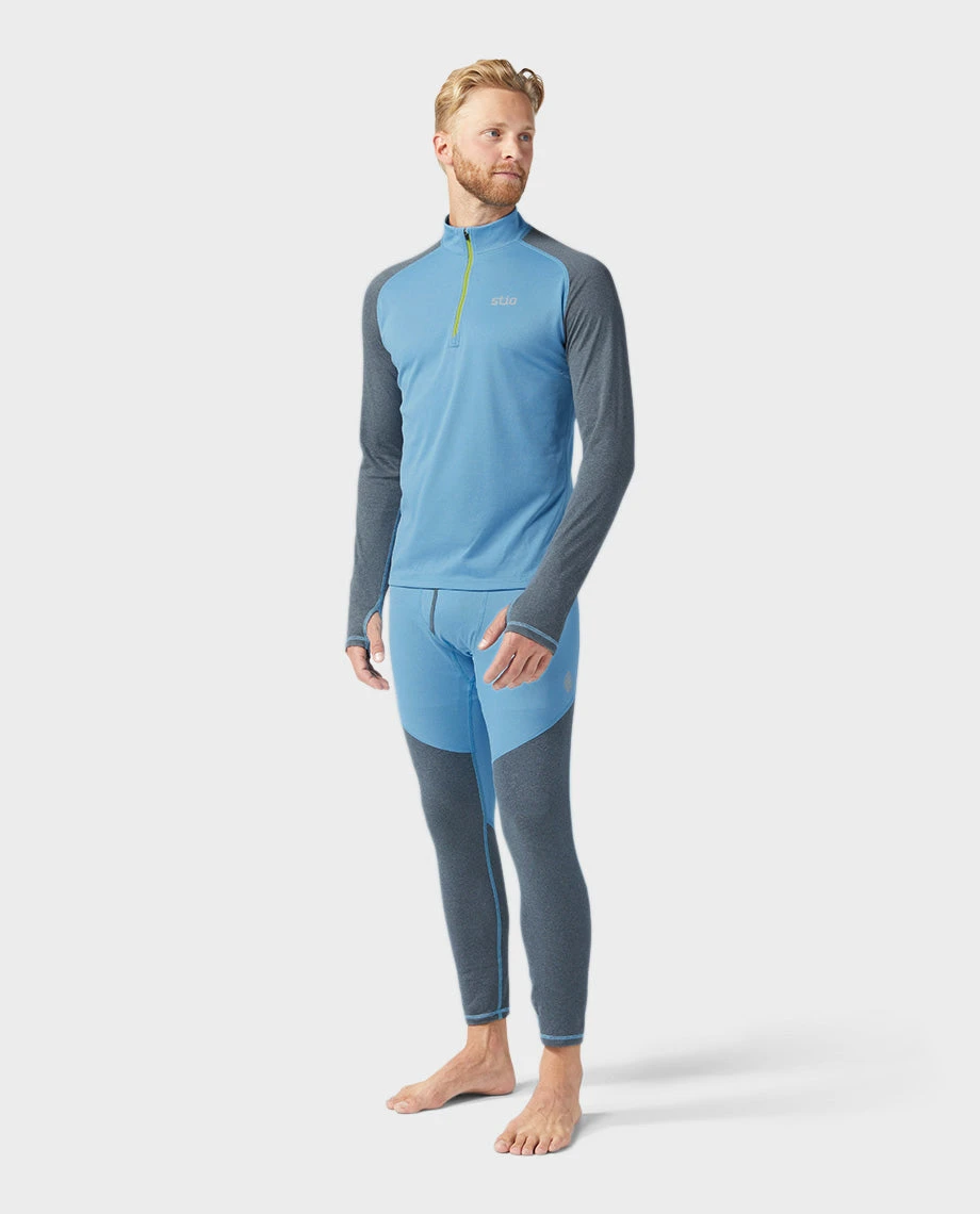 STIO Men's Basis Power Wool™ Zip Neck 4 STIO Men's Basis Power Wool™ Zip Neck - Image 4