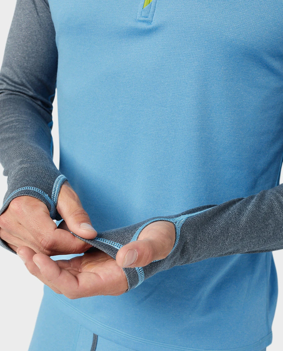 STIO Men's Basis Power Wool™ Zip Neck 6 STIO Men's Basis Power Wool™ Zip Neck - Image 6