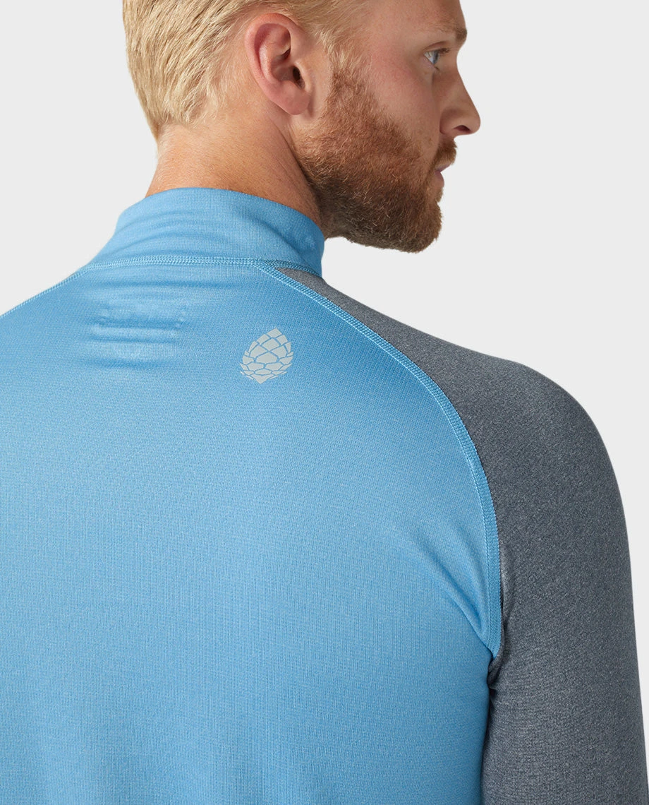 STIO Men's Basis Power Wool™ Zip Neck 8 STIO Men's Basis Power Wool™ Zip Neck - Image 8