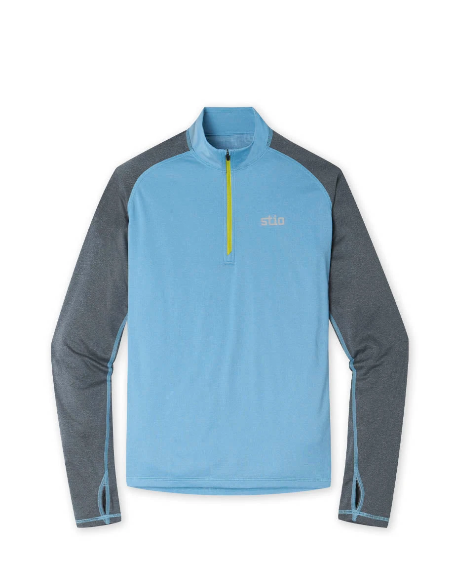 STIO Men's Basis Power Wool™ Zip Neck 1 STIO Men's Basis Power Wool™ Zip Neck