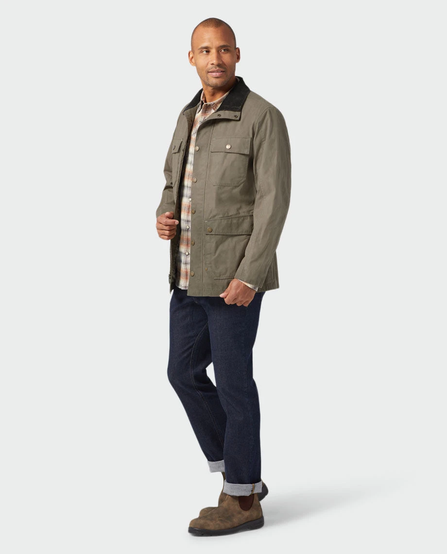 STIO Men's Turnbolt Waxed Canvas Jacket 5 STIO Men's Turnbolt Waxed Canvas Jacket - Image 5
