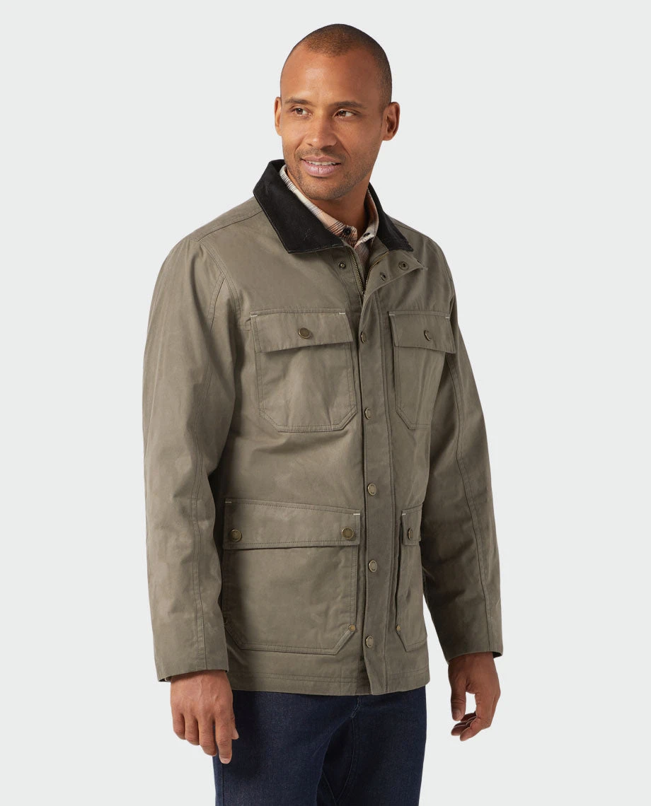 STIO Men's Turnbolt Waxed Canvas Jacket 3 STIO Men's Turnbolt Waxed Canvas Jacket - Image 3