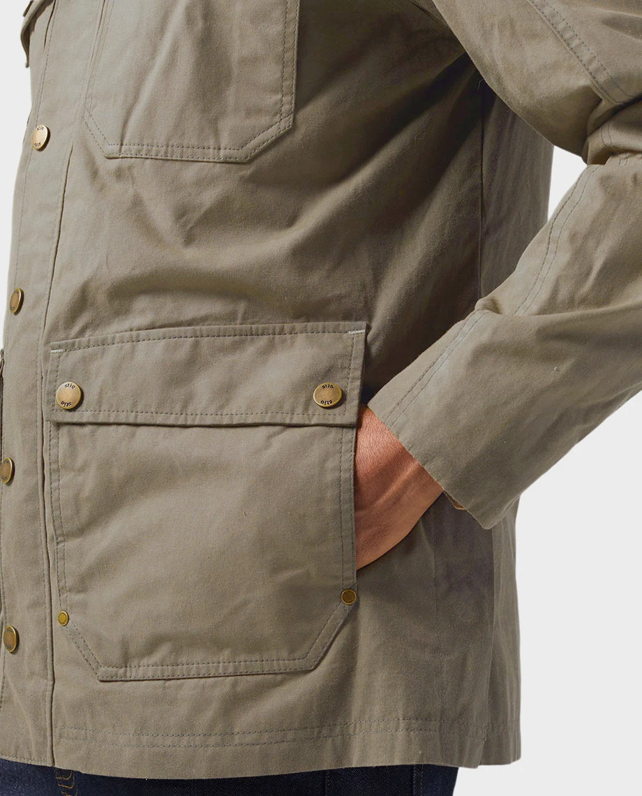 STIO Men's Turnbolt Waxed Canvas Jacket 9 STIO Men's Turnbolt Waxed Canvas Jacket - Image 9