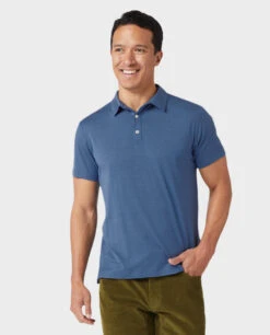 STIO Men's Alpin Lightweight Merino Polo SS -Stio 200241 403 3 Top
