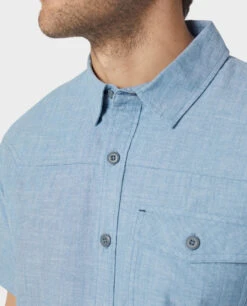 STIO Men's Curtis Camp Chambray Shirt SS -Stio 200281 464 5