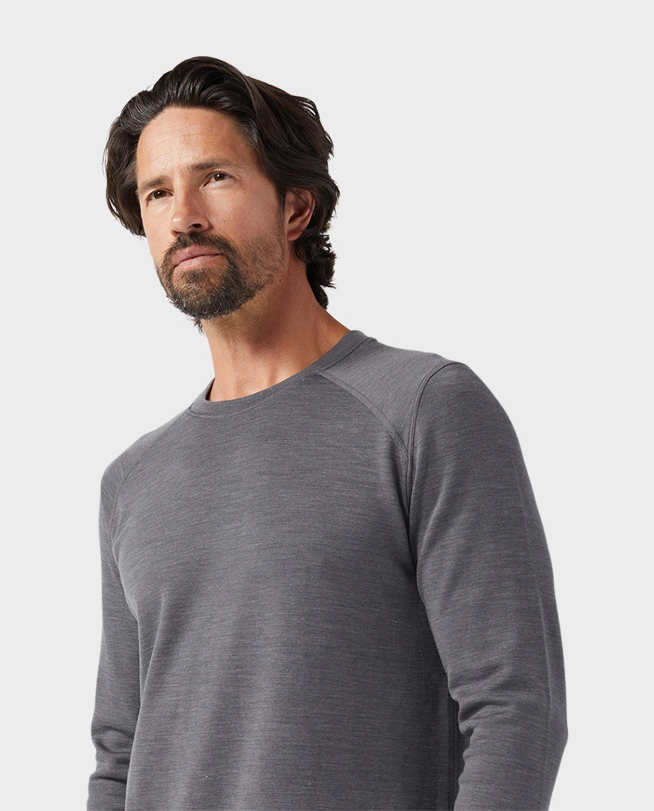 STIO Men's Basis Midweight Merino Crew 5 STIO Men's Basis Midweight Merino Crew - Image 5