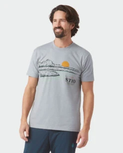 STIO Men's Drift Tee -Stio M Drift Tee Stone Heather 3 Top