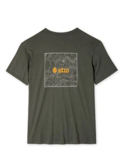 STIO Navigator Tee -Stio Unisex Navigator Tee Dark Olive Back