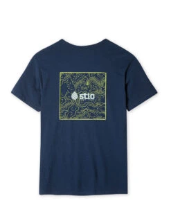 STIO Navigator Tee -Stio Unisex Navigator Tee Navy Back