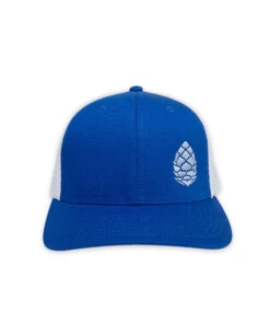 STIO Whitebark Pinecone Trucker 26 STIO Whitebark Pinecone Trucker -Stio Whitebark Pinecone Trucker Hat Royal White Front New